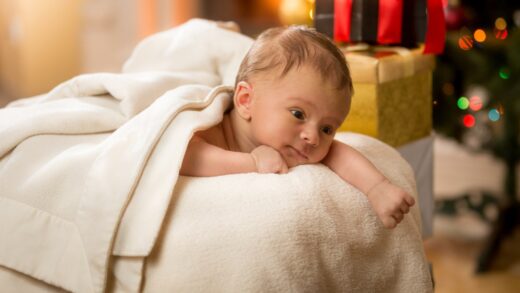 prezent dla noworodka