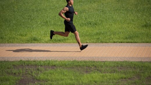 Biegający mężczyzna